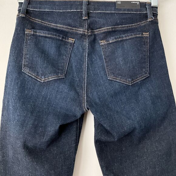 J. Brand Blue Mid Rise Capri Denim In Systematic Skinny Leg 27 - Picture 7 of 9